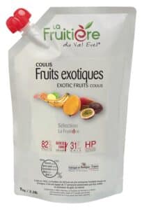 Coulis de Fruits Exotiques réfrigéré 18% sucre de canne