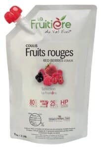 Coulis de Fruits rouges réfrigéré 20% sucre de canne