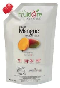 Coulis de Mangue réfrigéré 24% sucre de canne