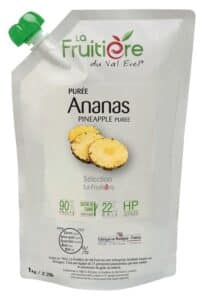 Purée d'Ananas réfrigérée 10% sucre de canne