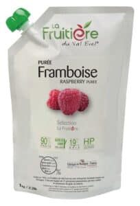 Boiron France frozen fruit puree RASPBERRY FRAMBOISE 1kg (preorder 2-3 work  days notice)