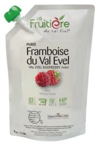 Purée de Framboise du Val Evel réfrigérée 7% sucre de canne