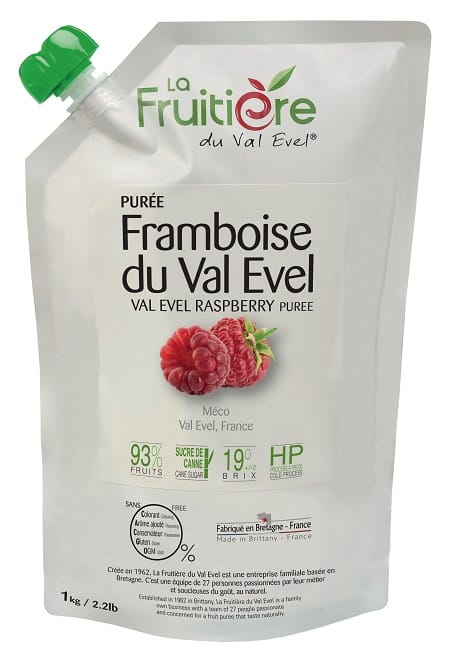 PURÉE DE FRAMBOISE DU VAL EVEL 93% - La Fruitière du Val Evel
