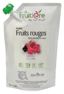 Purée de Fruits rouges réfrigérée 10% sucre de canne