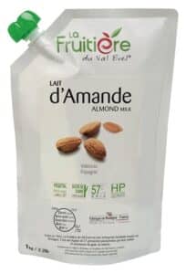 Lait d'Amande réfrigéré sucre de canne