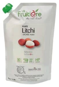 Purée de Litchi réfrigérée 10% sucre de canne