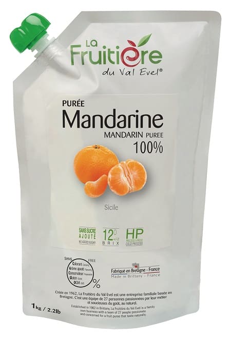 PURÉE DE MANDARINE 100% - La Fruitière du Val Evel
