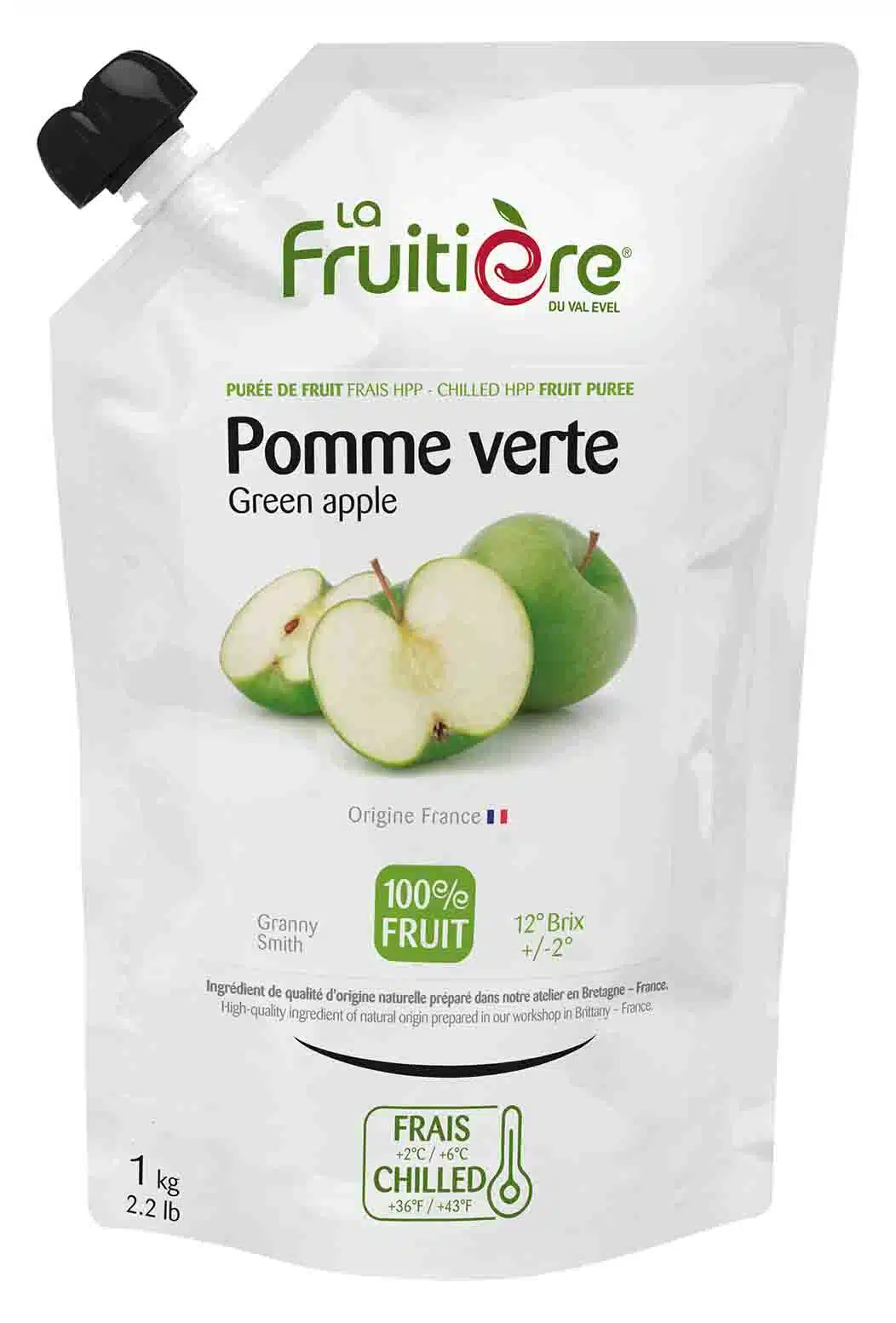 PURÉE DE POMME VERTE 100%