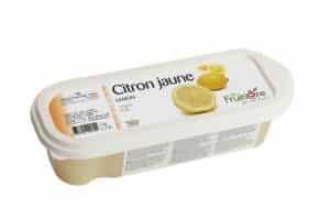 Purée de Citron jaune surgelée 10% sucre de canne
