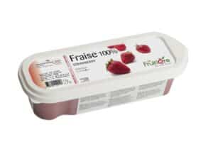 Purée de Fraise surgelée sans sucre ajouté