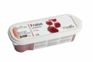 Purée de Fraise surgelée 10% sucre de canne