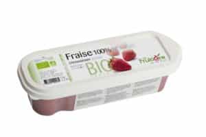 Purée de Fraise Bio surgelée sans sucre ajouté