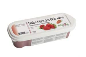 Purée de Fraise Mara des bois surgelée sans sucre ajouté