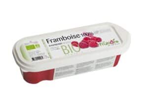 Purée de Framboise bio surgelée sans sucre ajouté