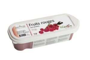 Purée de Fruits rouges surgelée 10% de sucre de canne