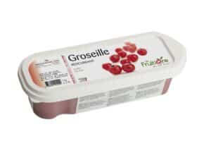 Purée de Groseille surgelée 10% sucre de canne