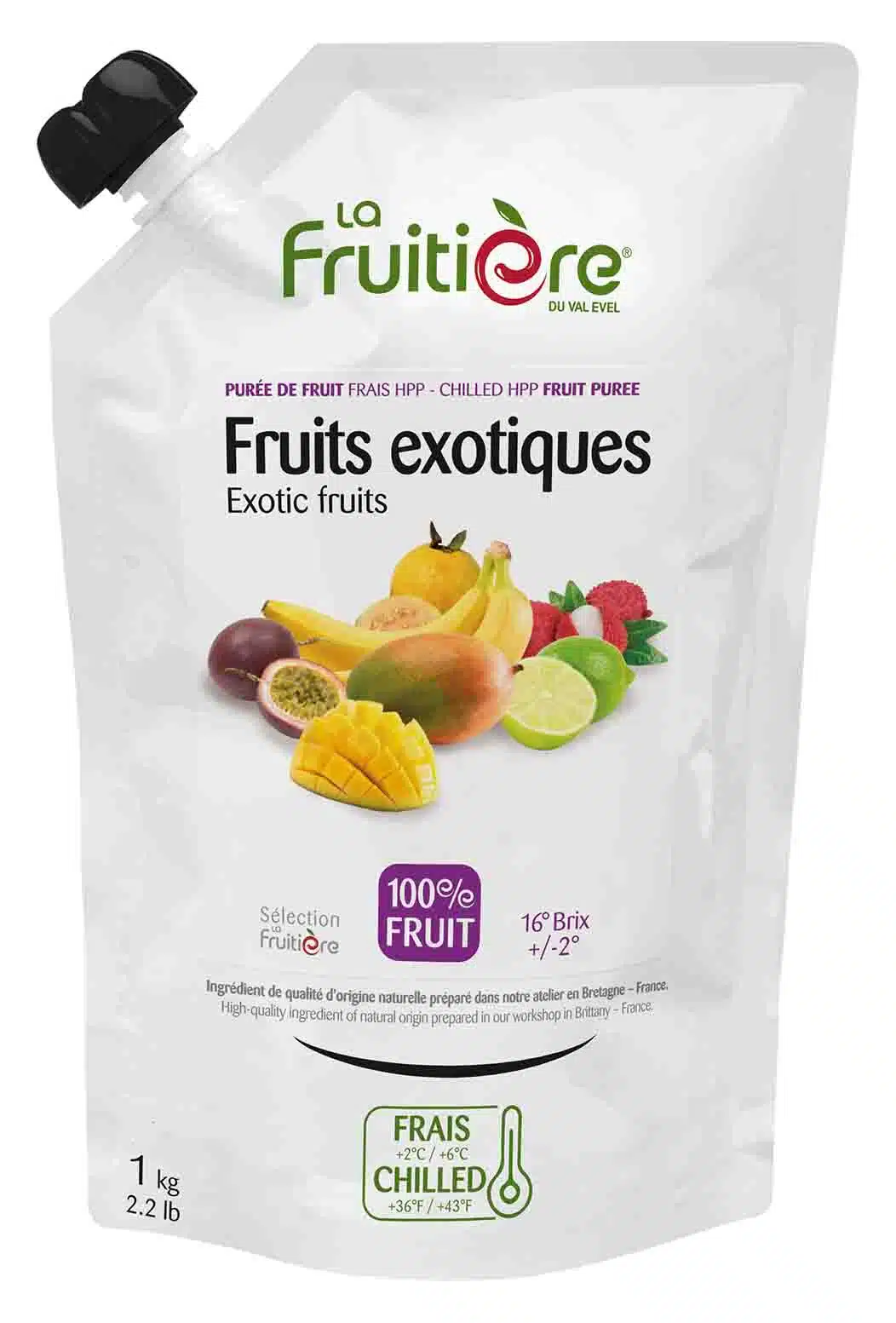 PURÉE DE FRUITS EXOTIQUES 100%