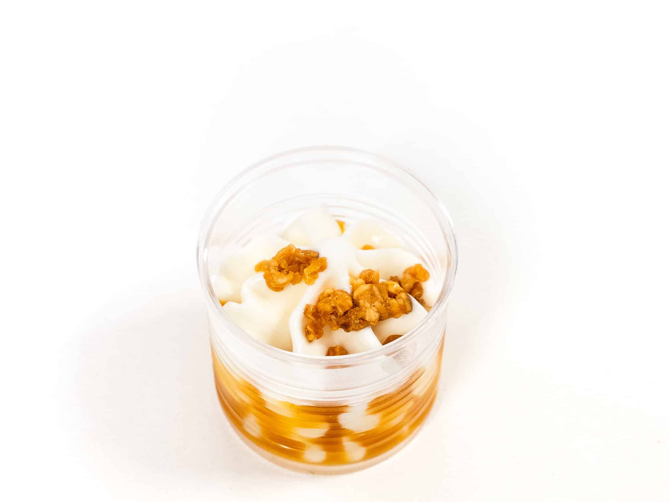 verrine glacée lait amande abricot La Fruitière du Val Evel