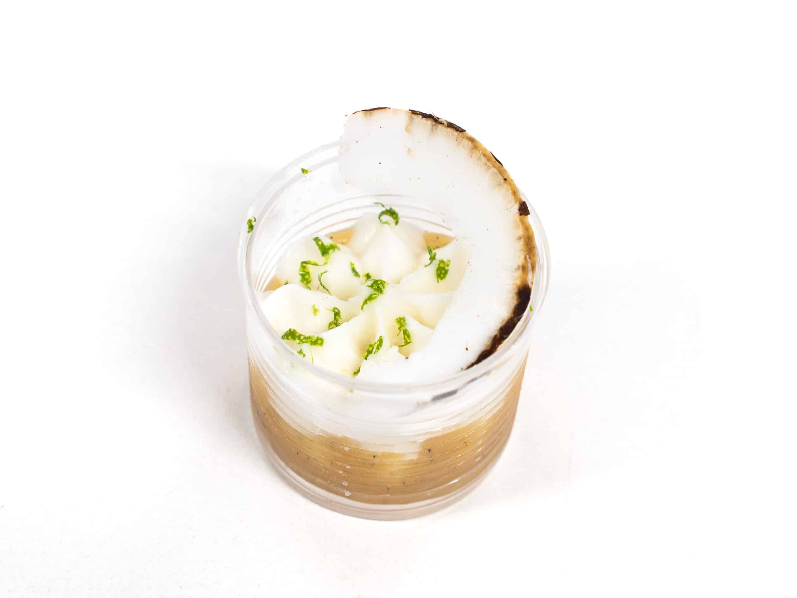 verrine glacée coco citron vert La Fruitière du Val Evel