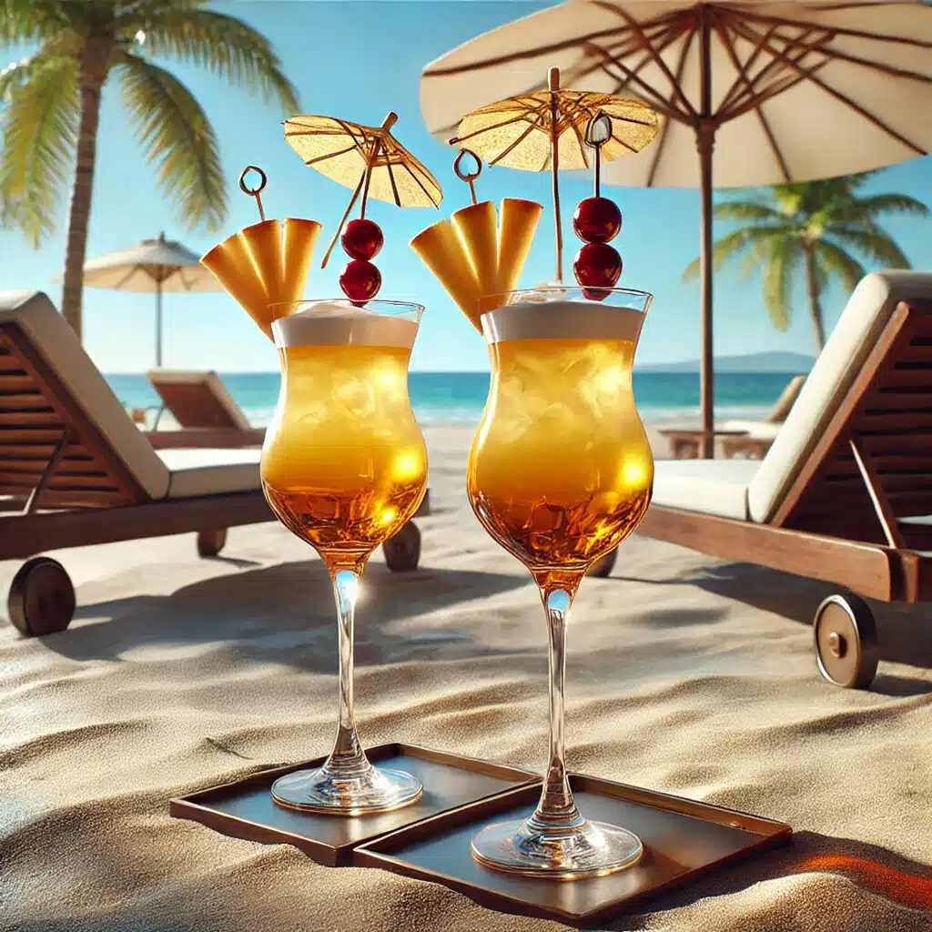 Mango vanilla cocktail La Fruitière du Val Evel