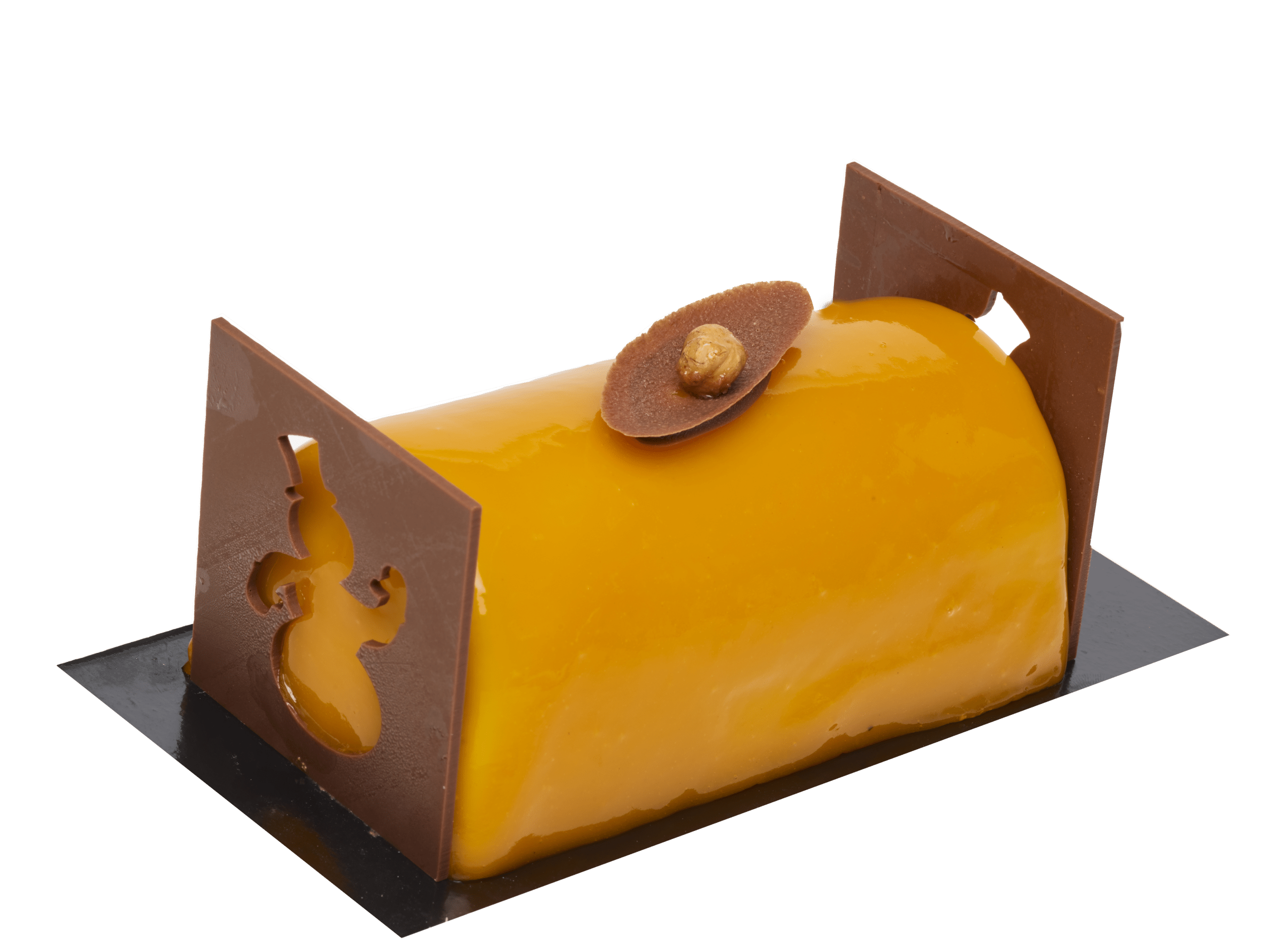 buche pâtissière mangue noisette La Fruitière du Val Evel