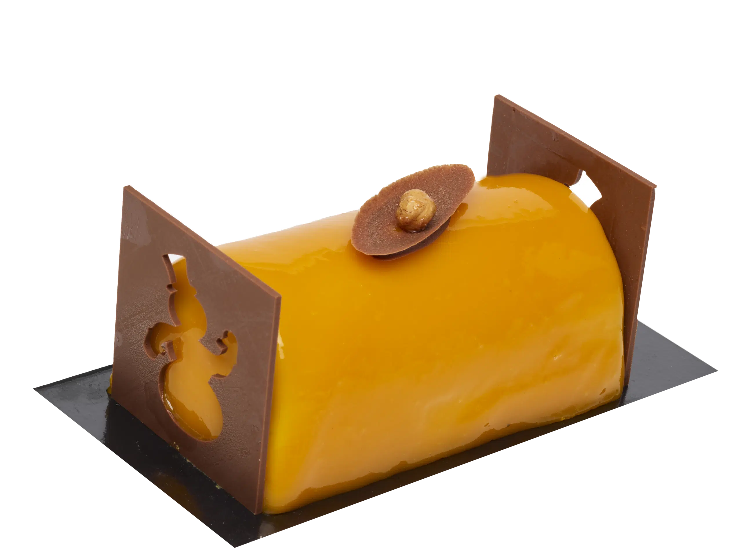 buche pâtissière mangue noisette La Fruitière du Val Evel