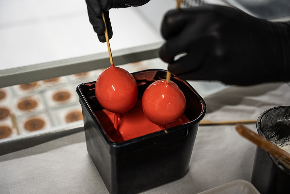 Glaçage la fruitiere val evel